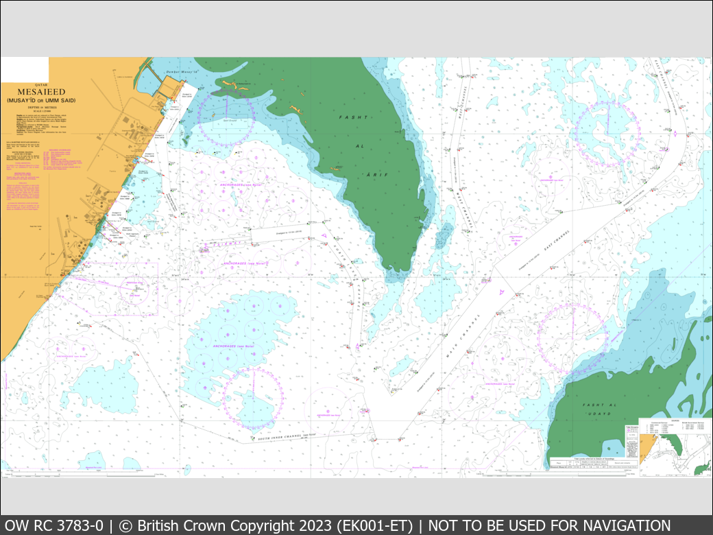 UKHO Raster Chart 3783