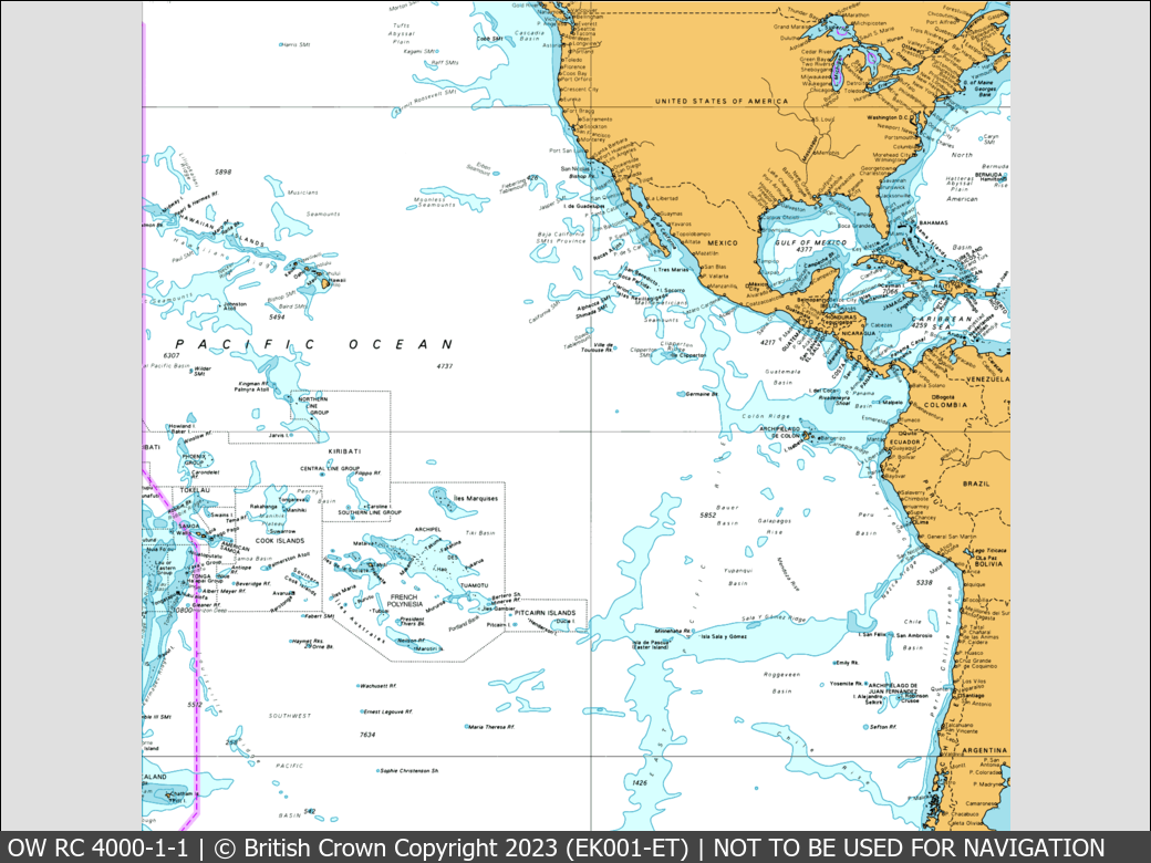 OceanWise Raster Chart 4000 panels