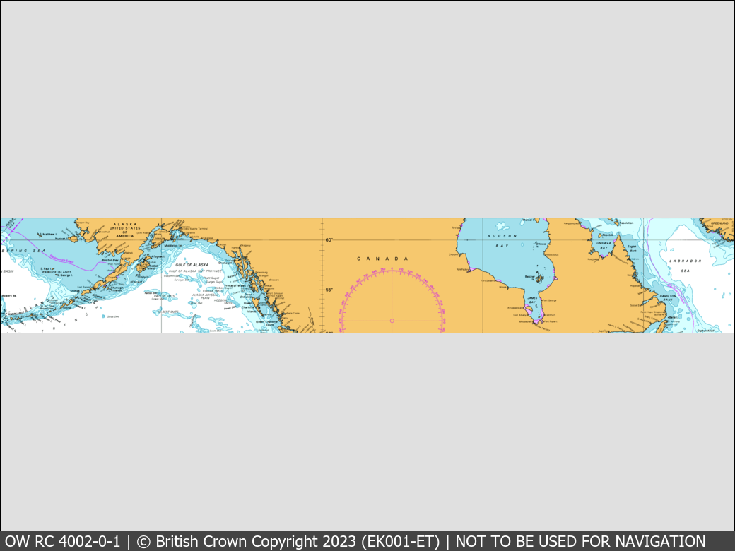 OceanWise Raster Chart 4002 panels