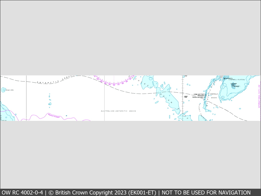 OceanWise Raster Chart 4002 panels