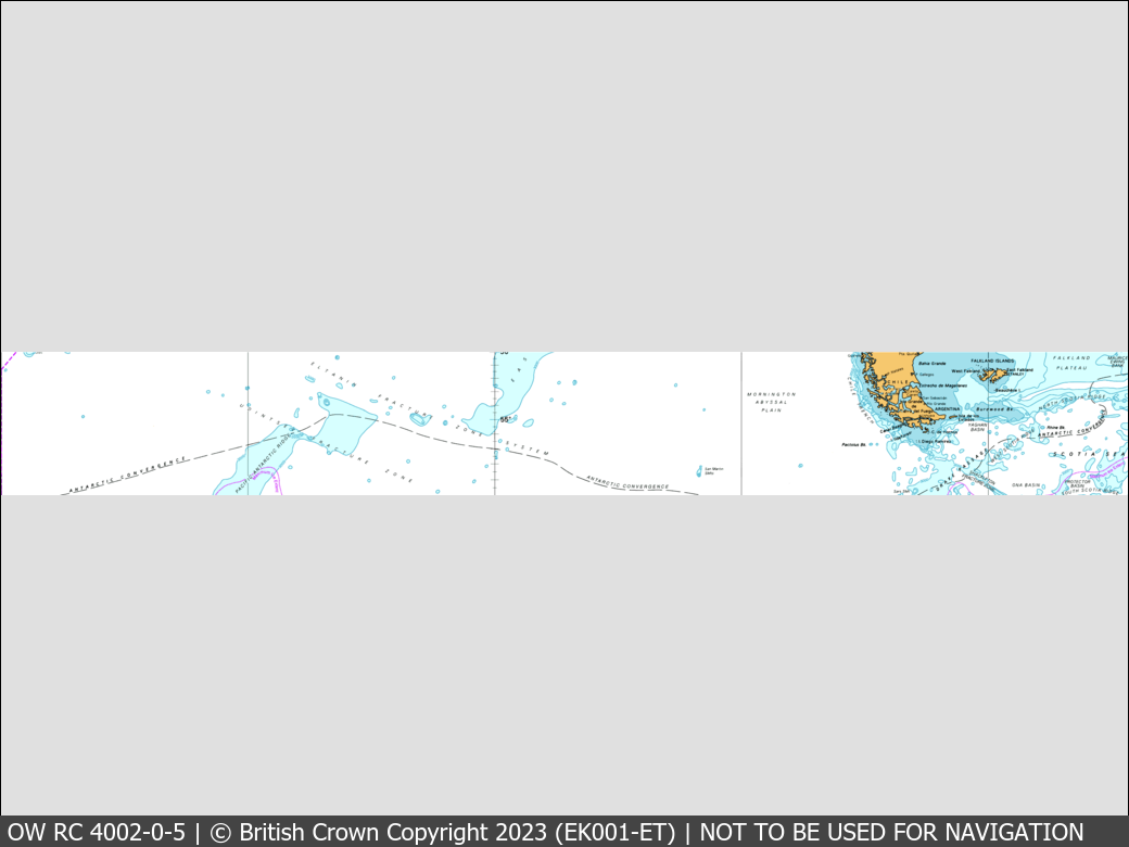 OceanWise Raster Chart 4002 panels