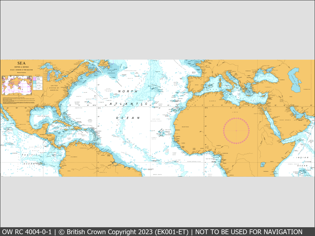 OceanWise Raster Chart 4004 panels