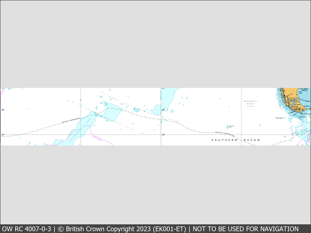 OceanWise Raster Chart 4007 panels