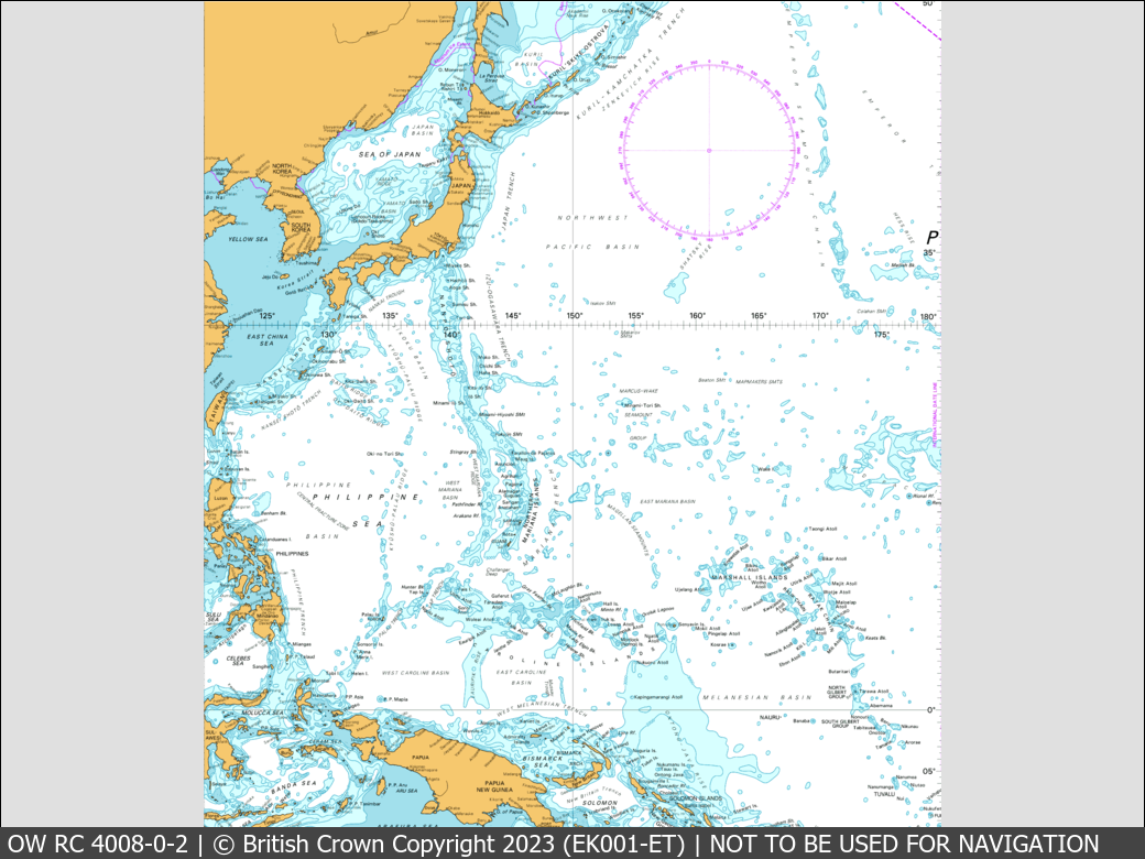 OceanWise Raster Chart 4008 panels