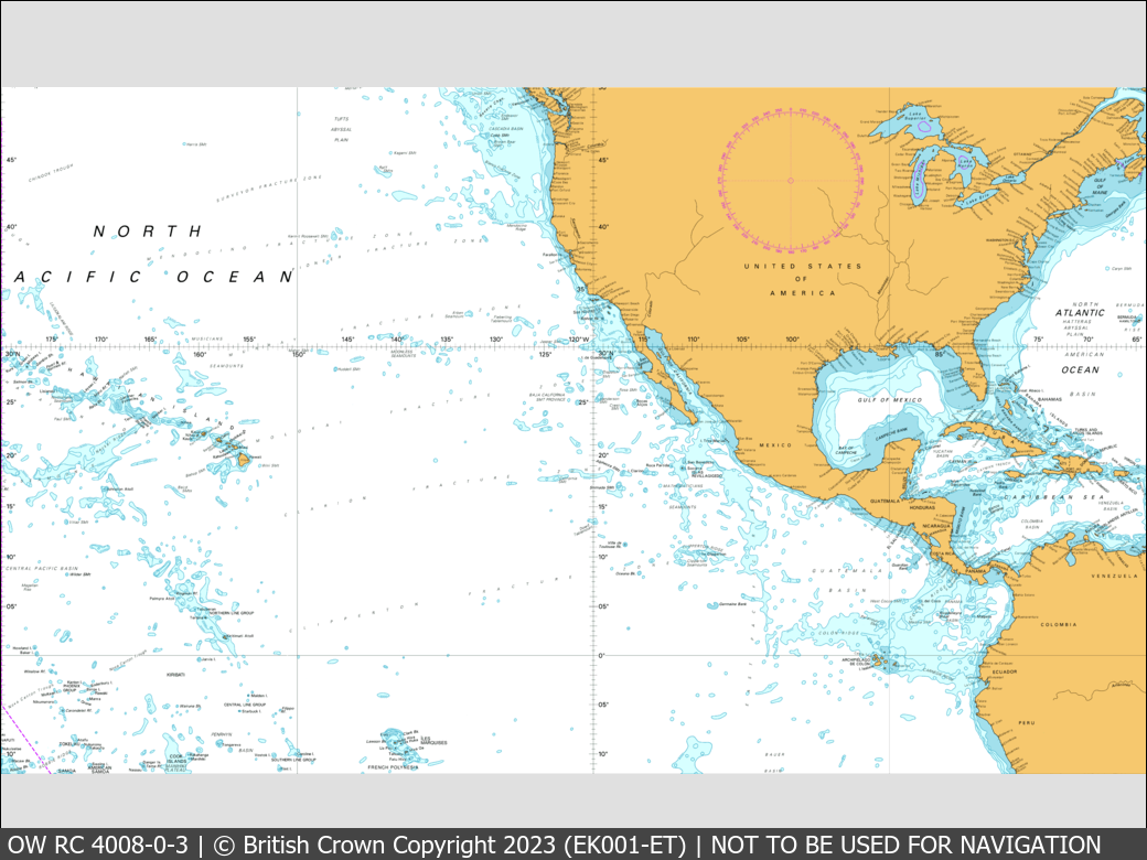 OceanWise Raster Chart 4008 panels