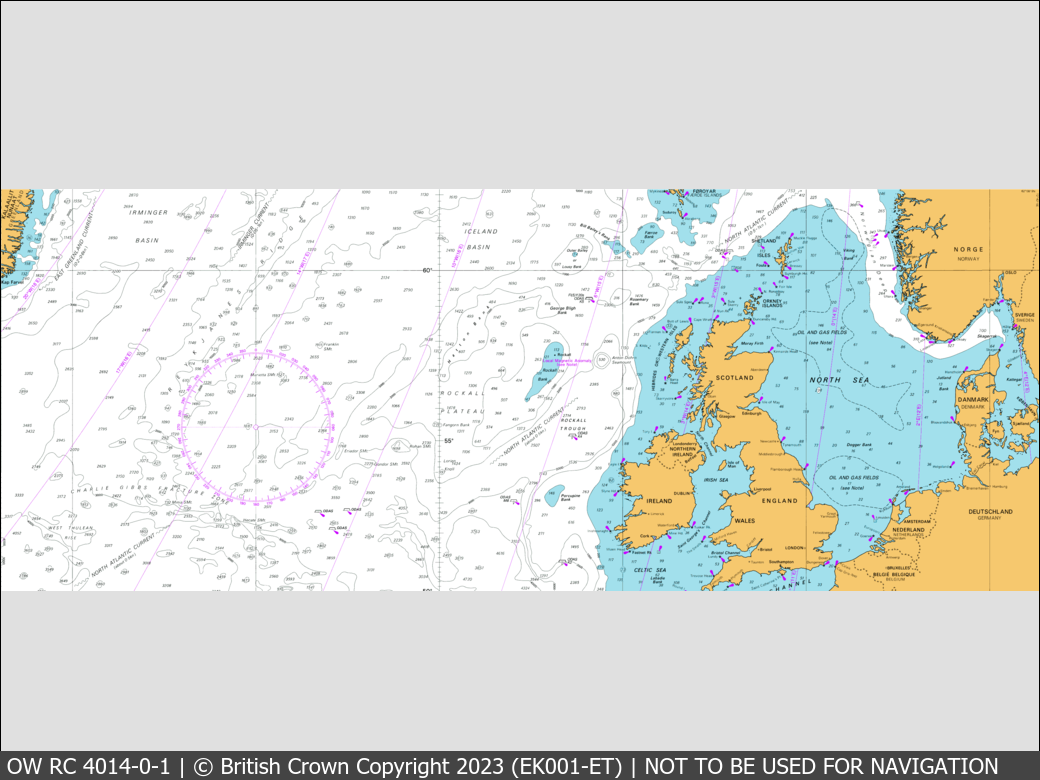 OceanWise Raster Chart 4014 panels