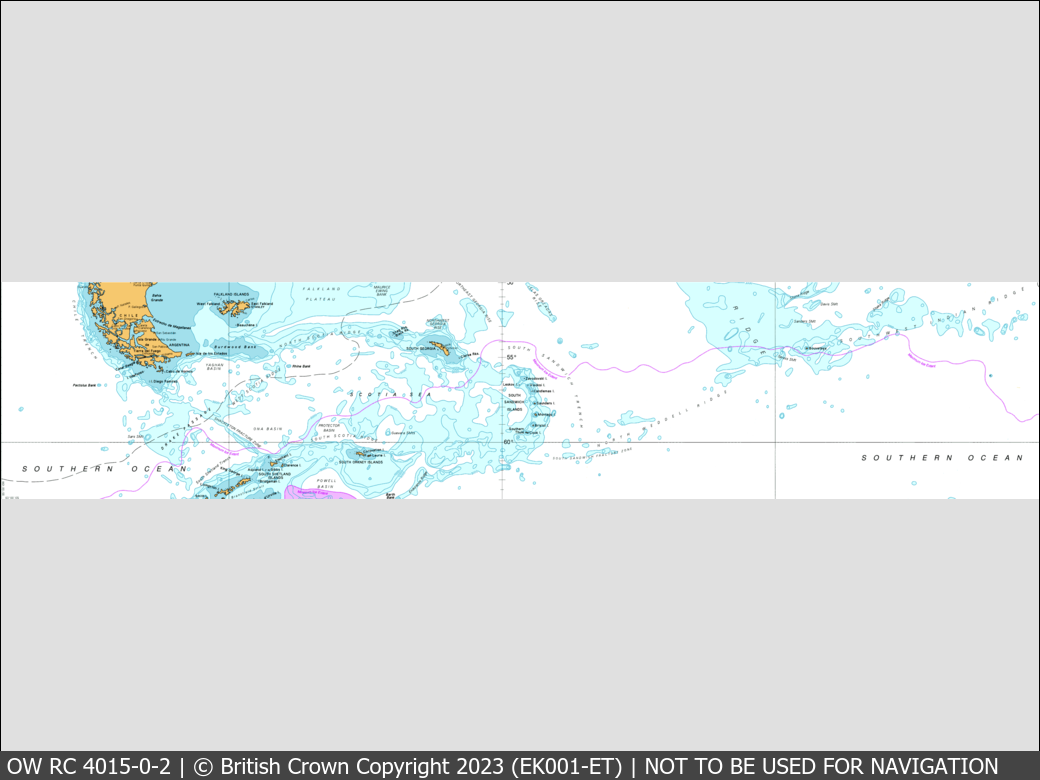 OceanWise Raster Chart 4015 panels