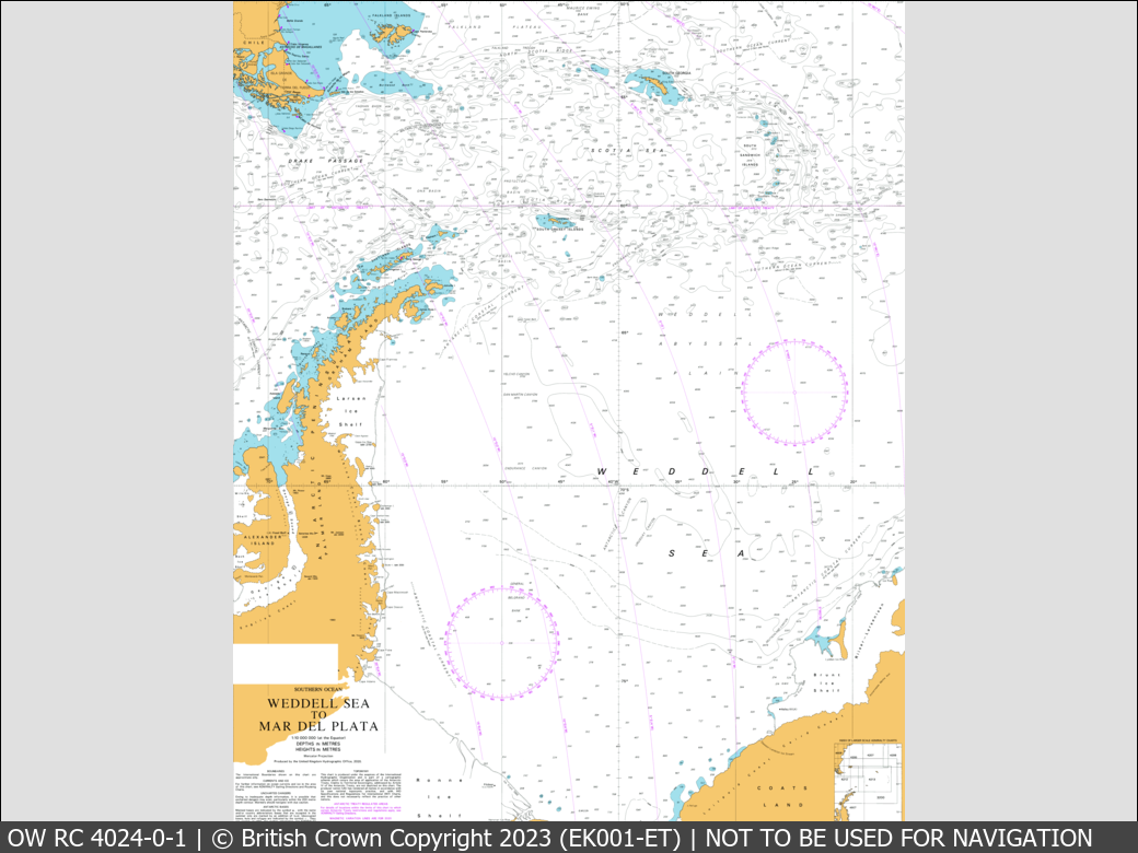 OceanWise Raster Chart 4024 panels