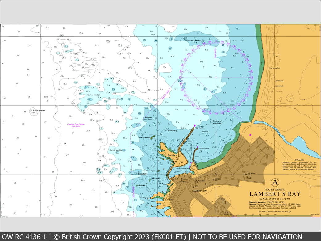 UKHO Raster Chart 4136