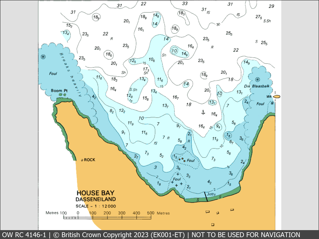 OceanWise Raster Chart 4146 panels