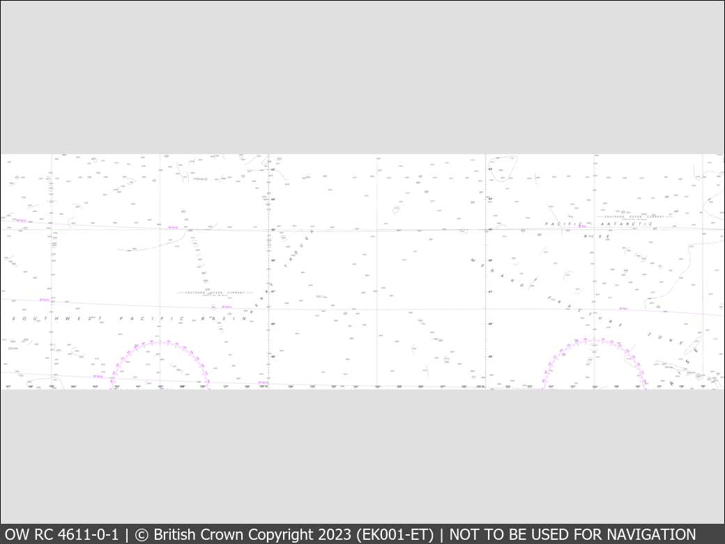 OceanWise Raster Chart 4611 panels