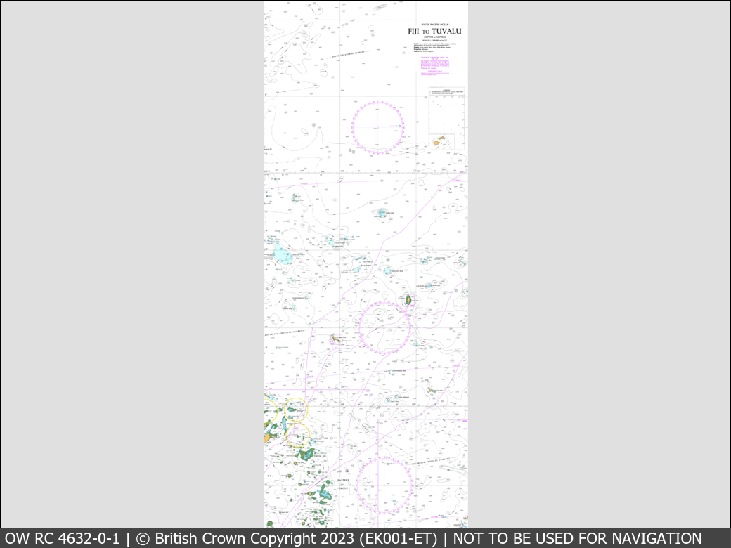 OceanWise Raster Chart 4632 panels