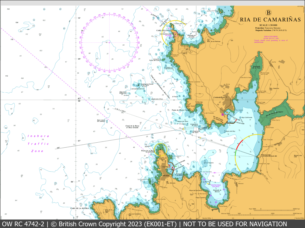 OceanWise Raster Chart 4742 panels