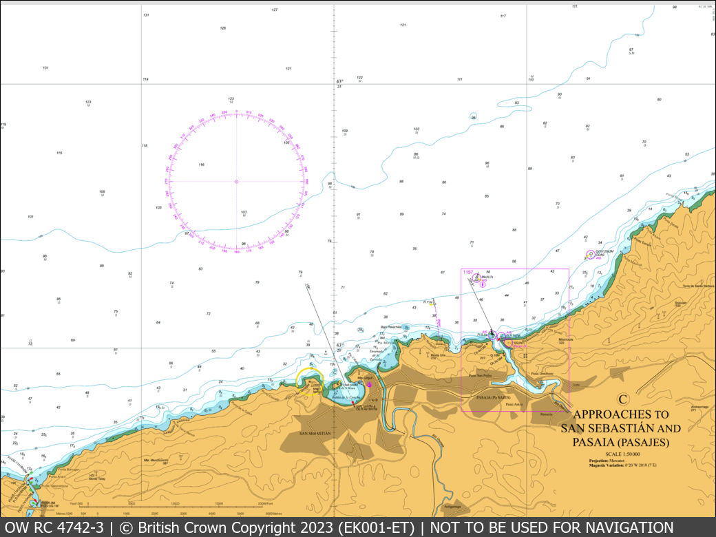 OceanWise Raster Chart 4742 panels