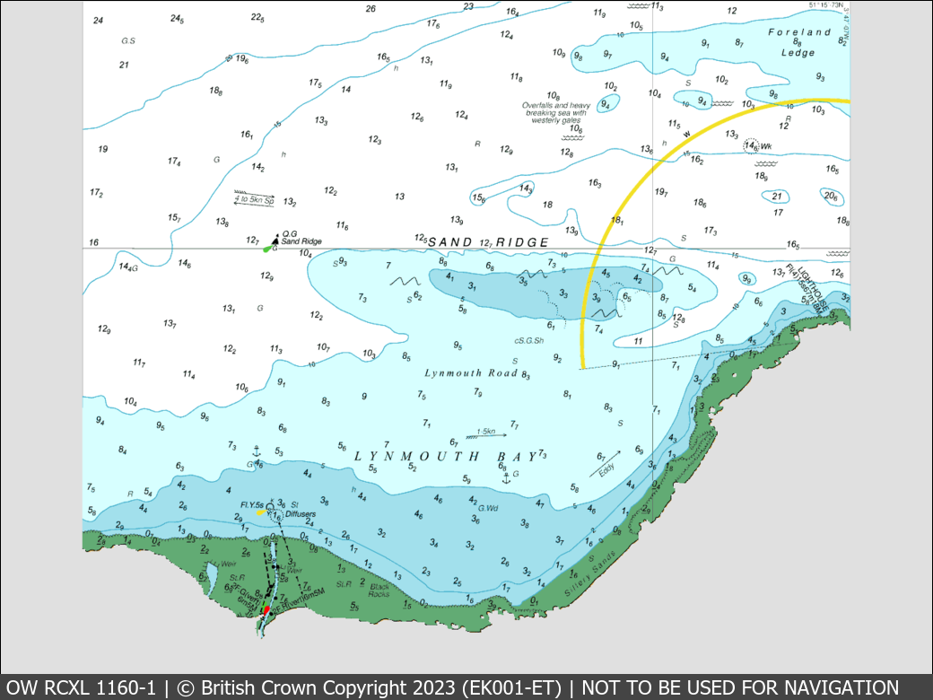 UKHO Raster Chart XL 1160