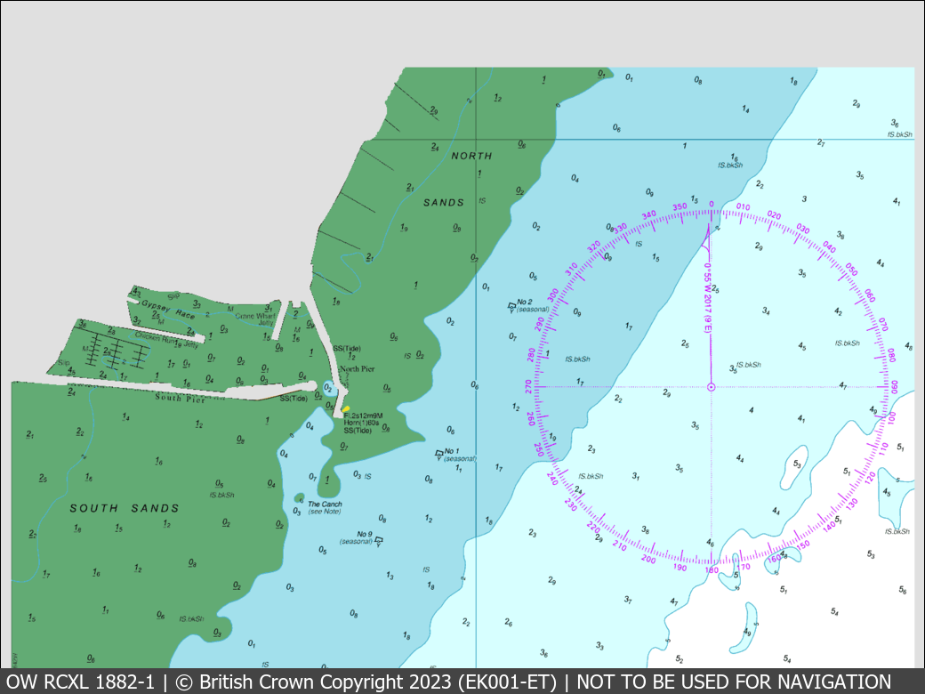 UKHO Raster Chart XL 1882