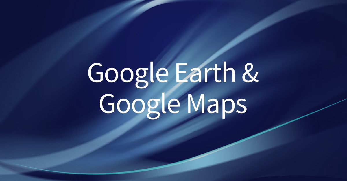 Europa Technologies map data in Google Earth and Google Maps